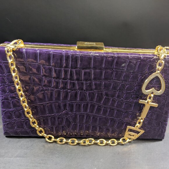 Vintage Jeannie Lottie Purple Clutch - Picture 1 of 5